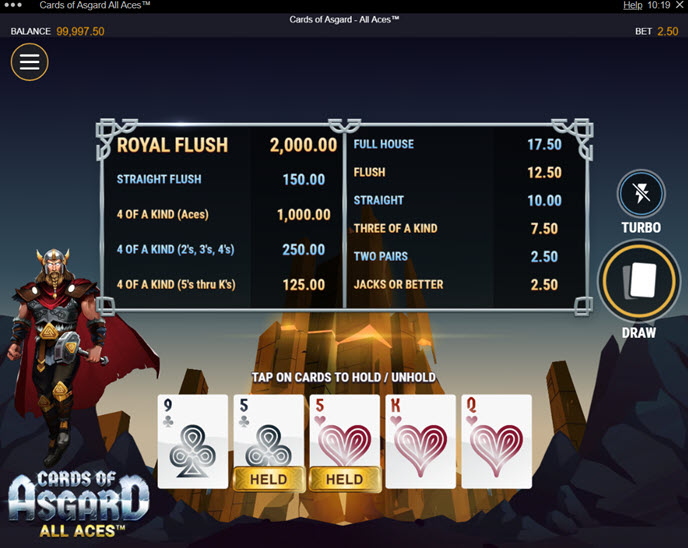 Cards of Asgard All Aces