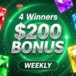 Розіграш 800 USD від Vodka Bet Casino для учасників 4LUCK