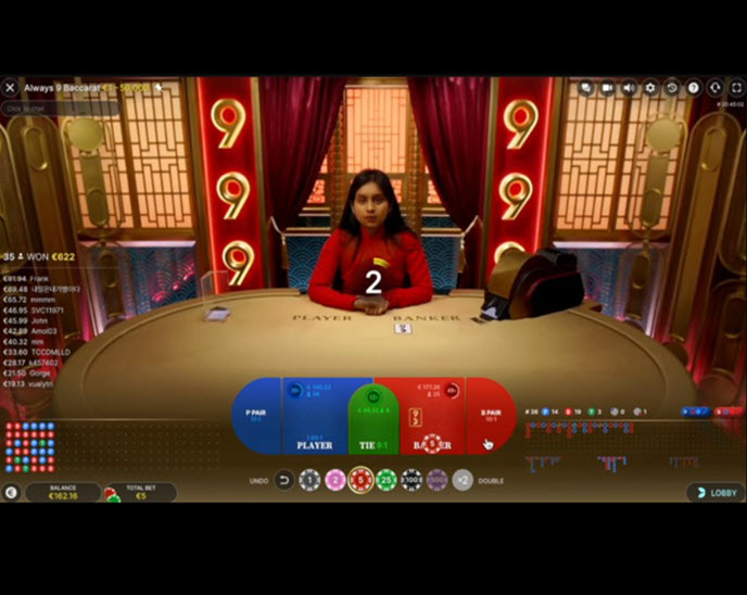Always 9 Baccarat