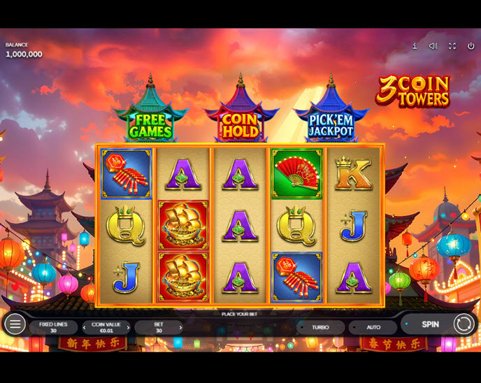 3 Coin Towers