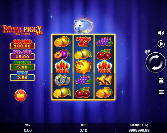 3x5 Royal Piggy